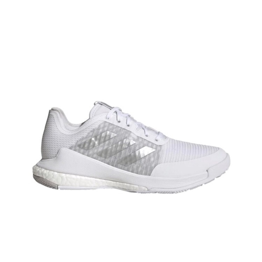 Adidas White and Metallic Sneakers